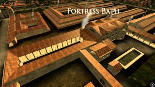 Animation of ancient Roman Fort in Caerleon Wales [upl. by Colfin179]