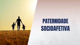 Paternidade socioafetiva [upl. by Finegan766]