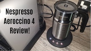 Nespresso Aeroccino 4 Milk Frother Review  Worth upgrading from the Aeroccino 3 [upl. by Male]