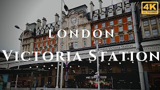 London Victoria Station Walk Through England 4K [upl. by Bianka634]