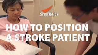 How To Position A Stroke Patient [upl. by Weihs438]