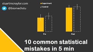 Ten Statistical Mistakes in 5 Min [upl. by Irene]