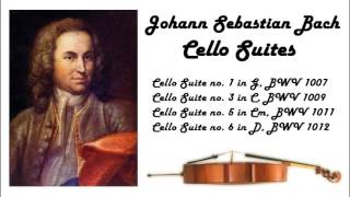 Johann Sebastian Bach  Cello suites in 432 Hz great for reading or studying [upl. by Philana]