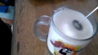 Aerolatte Review Frothing Cold Milk In Under 1 Minute [upl. by Atilamrac213]